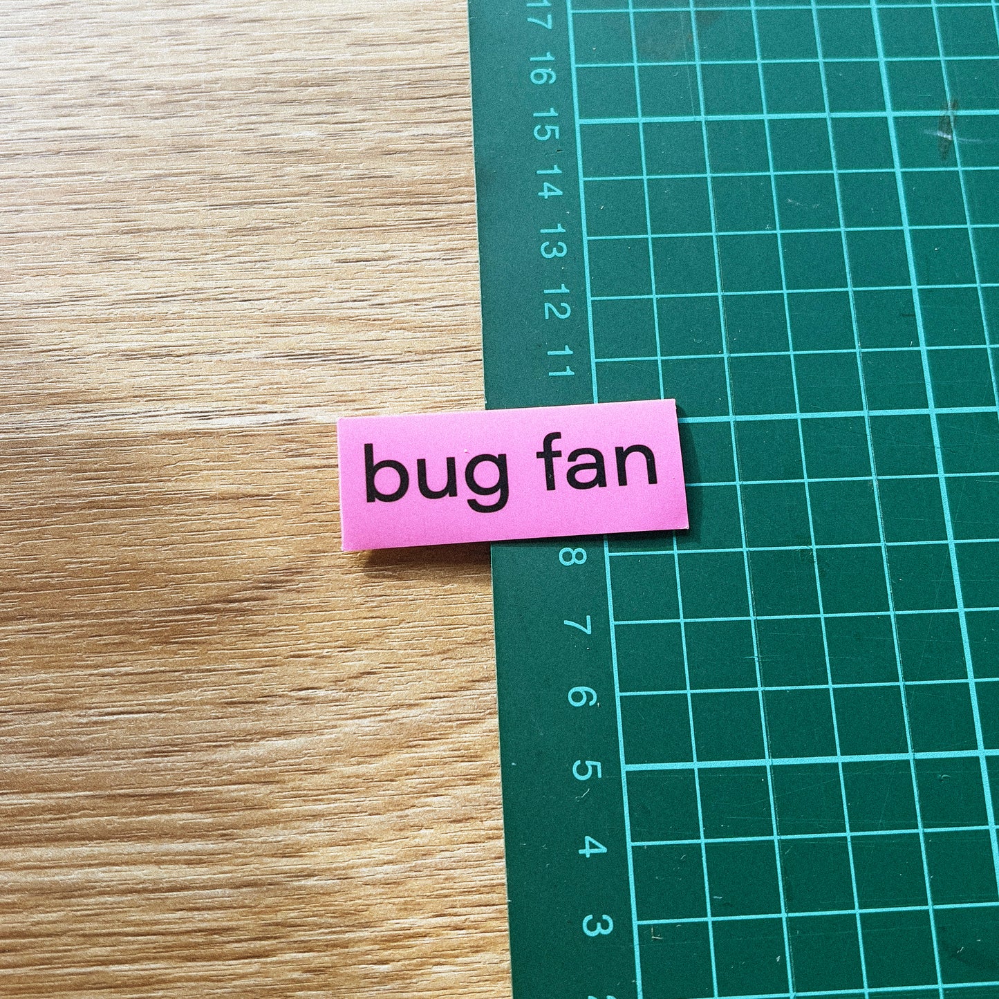 Bug Fan Sticker