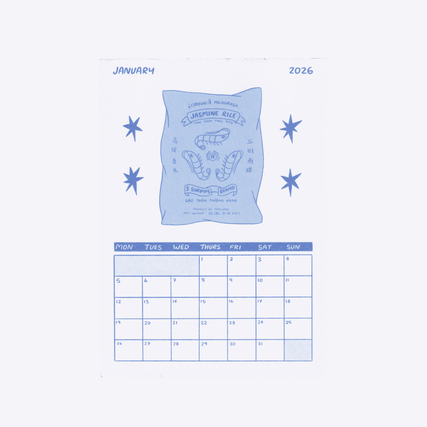 2026 Tear-Off Calendar