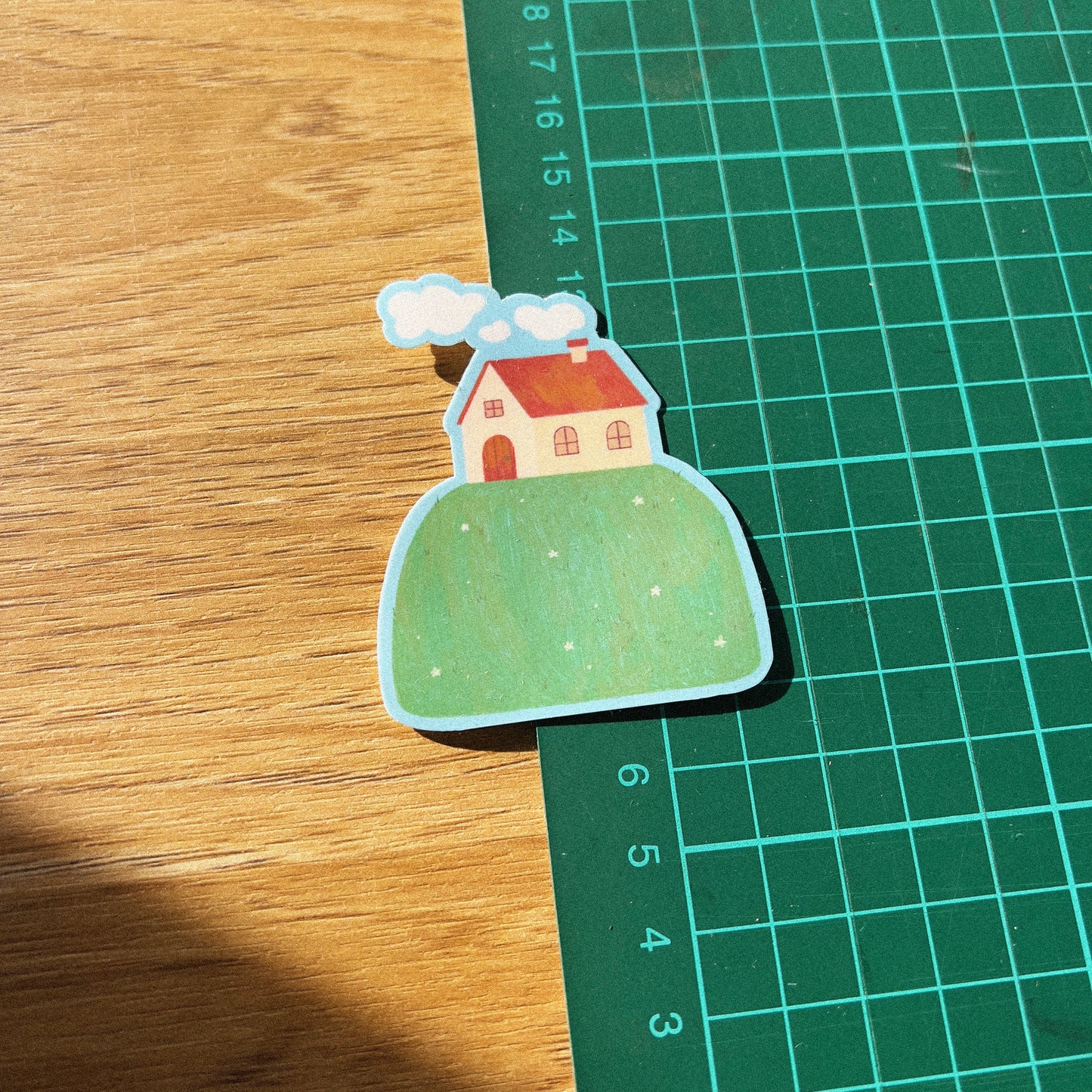 House On The Hill Sticker
