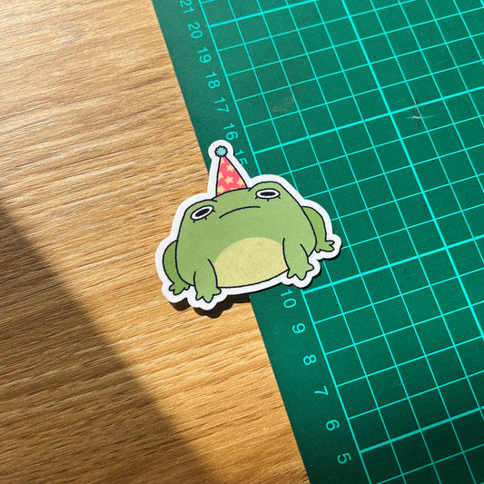 Party Frog Sticker