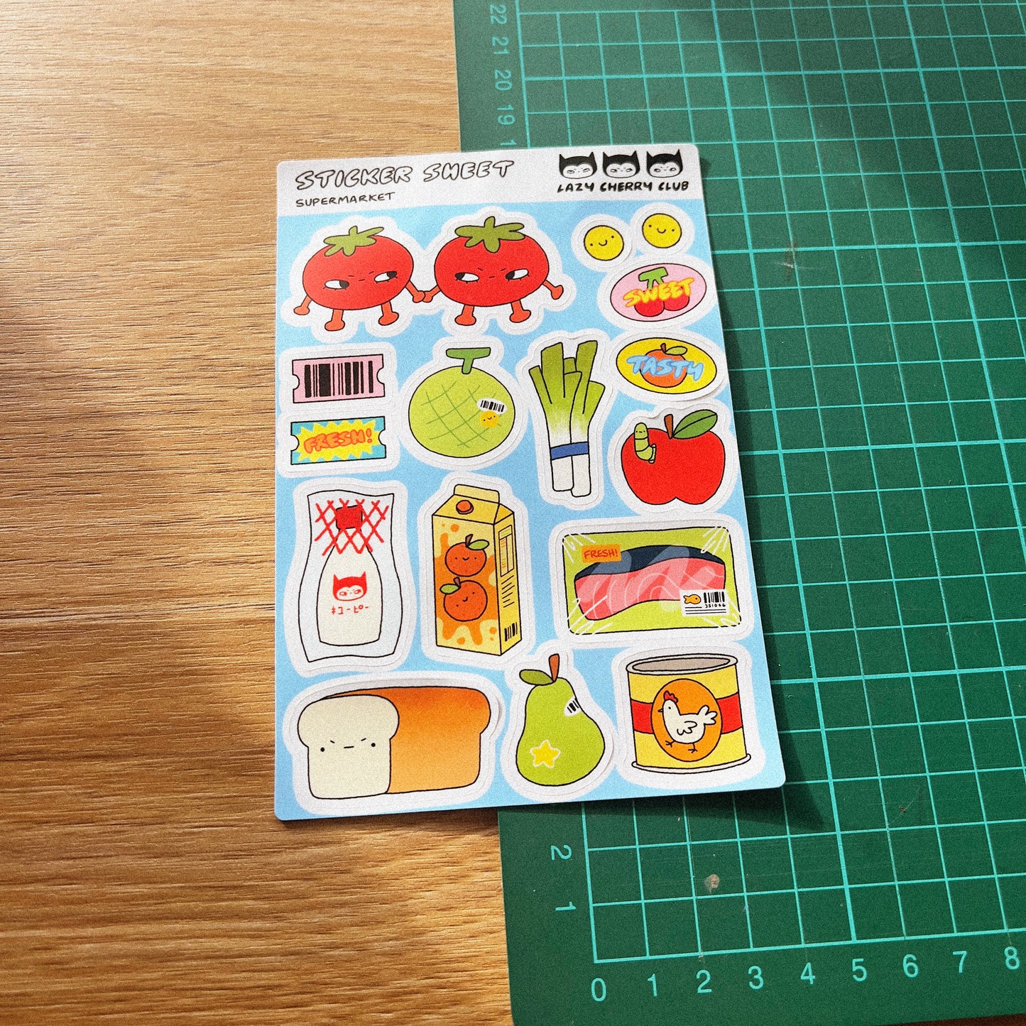 Supermarket Sticker Sheet