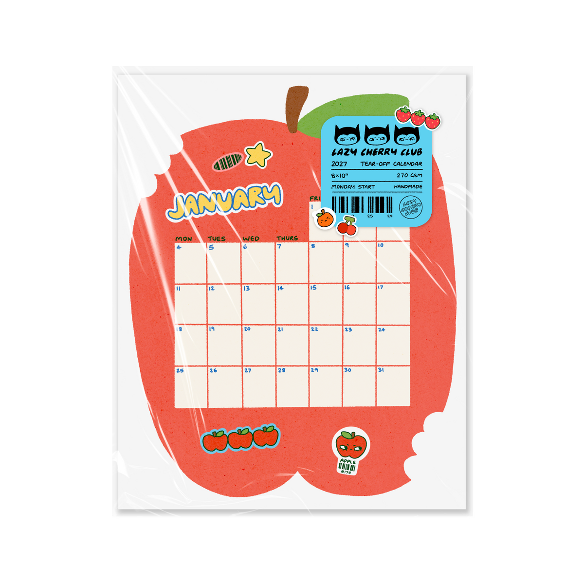 2027 Tear-Off Calendar