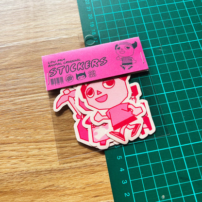 Low Poly Animal Crossing Sticker Pack