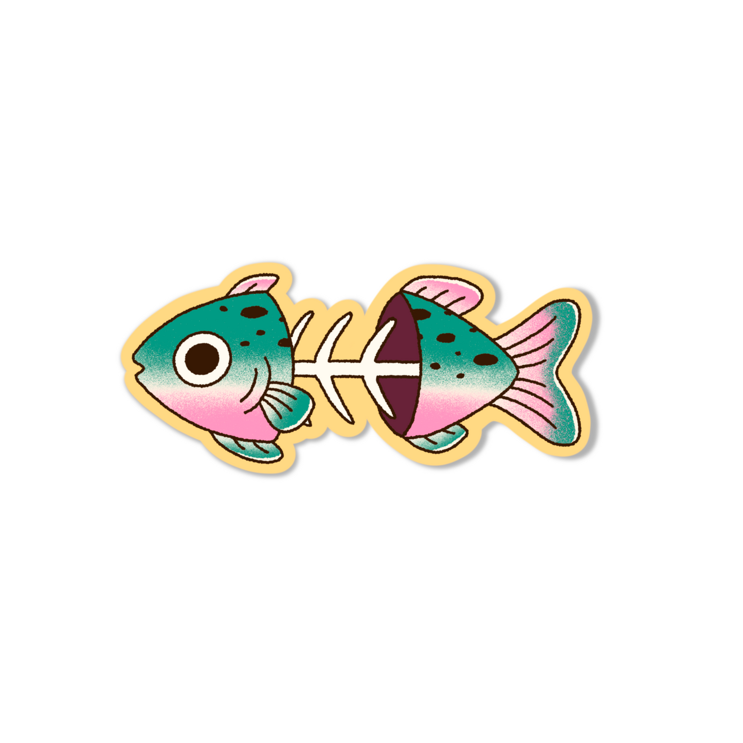 Bony Fish Sticker
