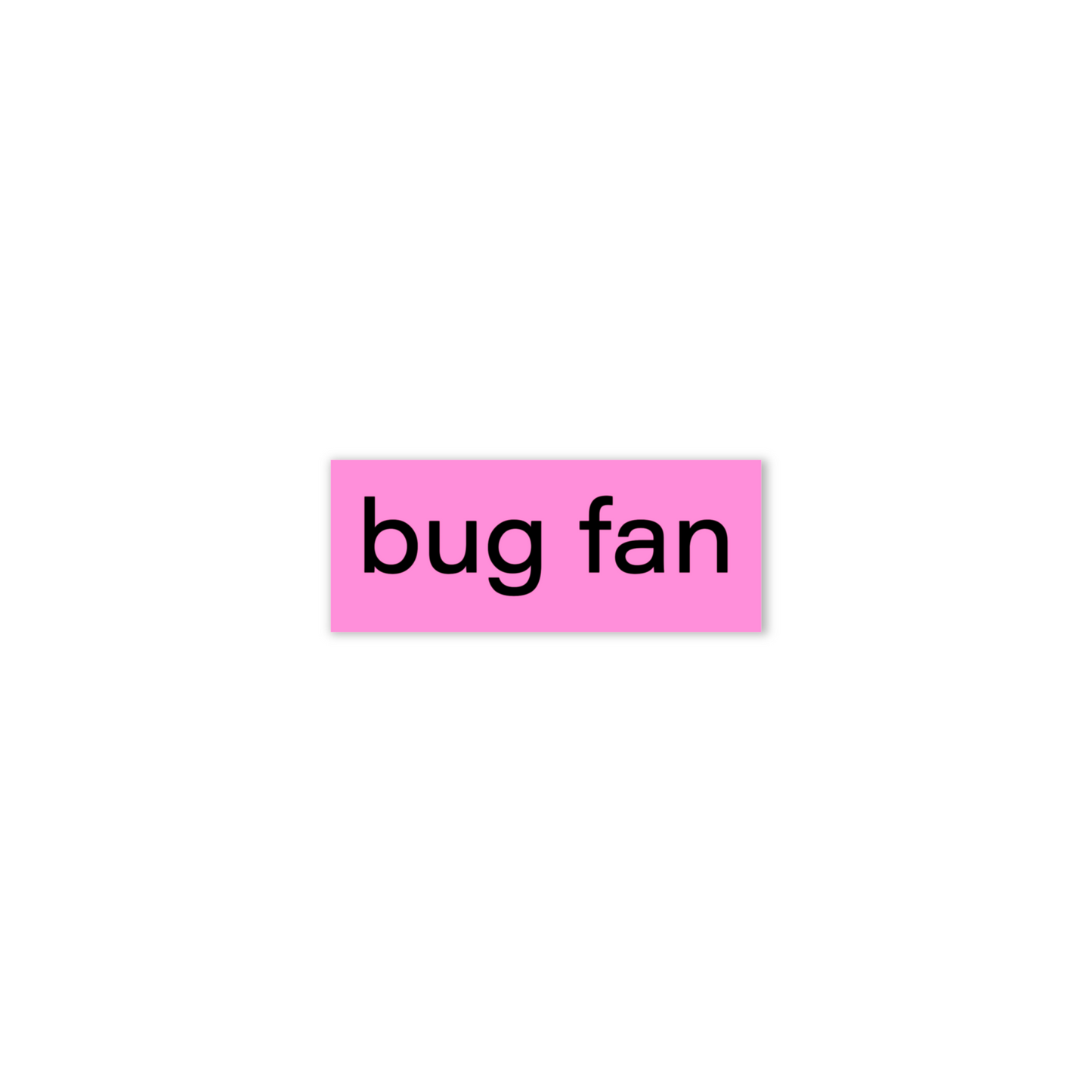 Bug Fan Sticker