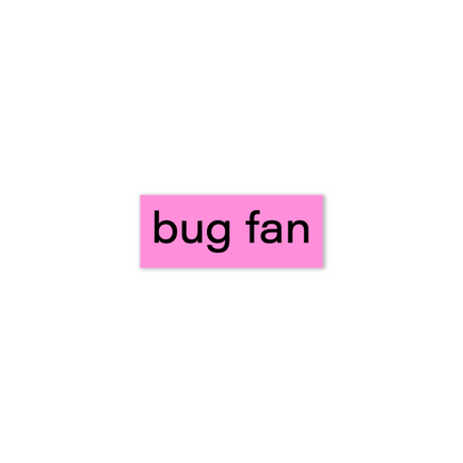 Bug Fan Sticker