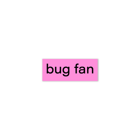 Bug Fan Sticker
