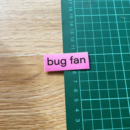 Bug Fan Sticker