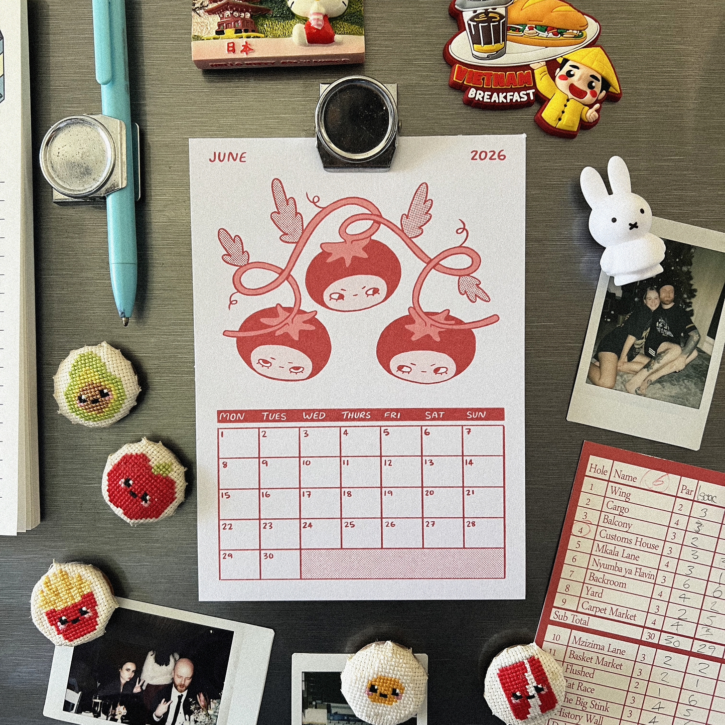 2026 Tear-Off Calendar