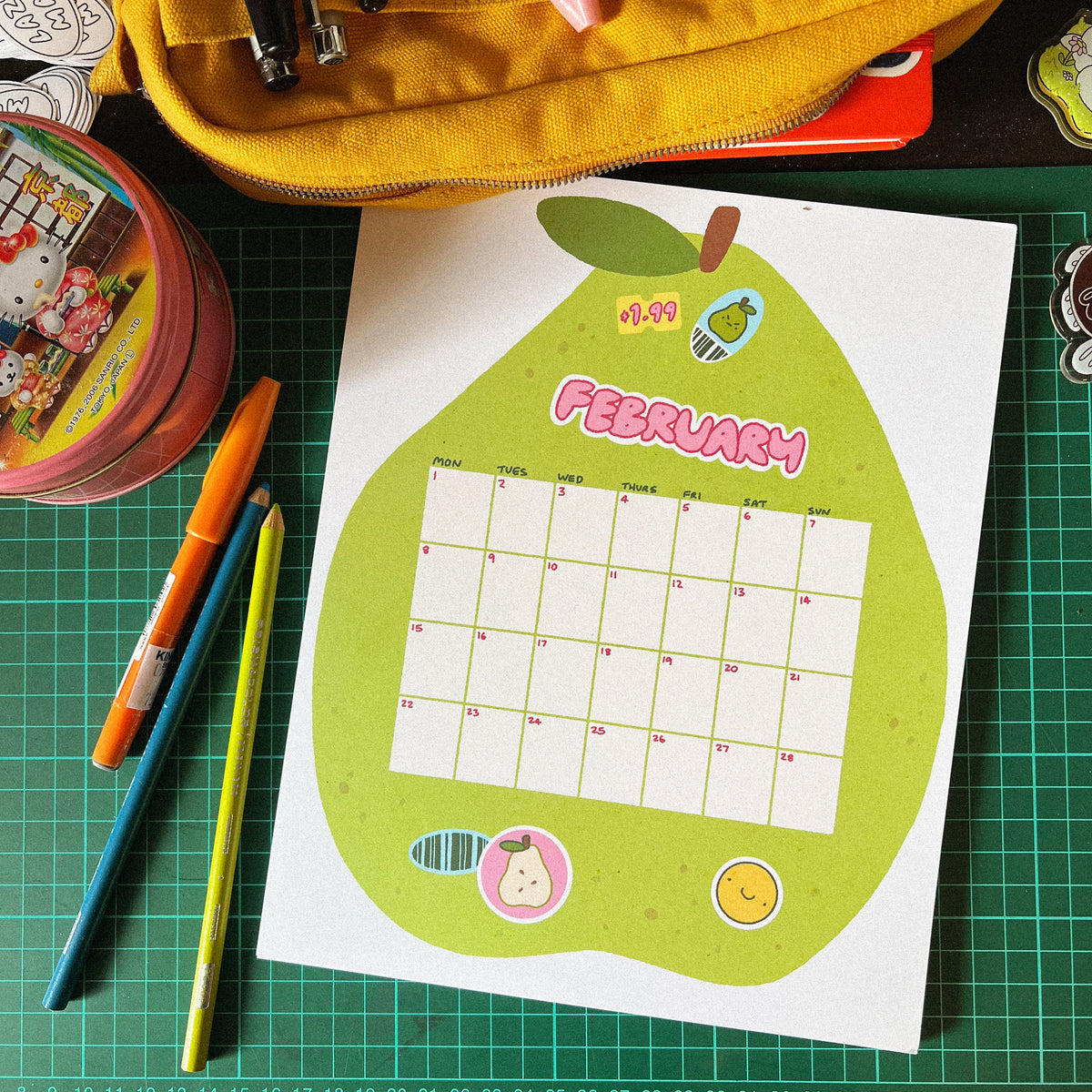 2027 Tear-Off Calendar
