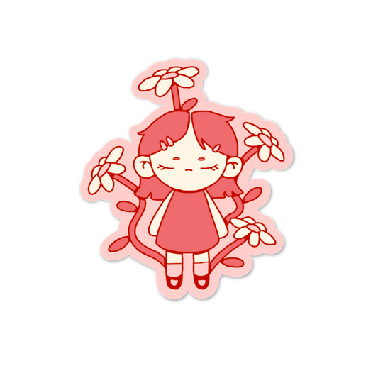 Flower Girl Sticker