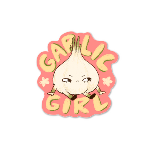 Garlic Girl Sticker