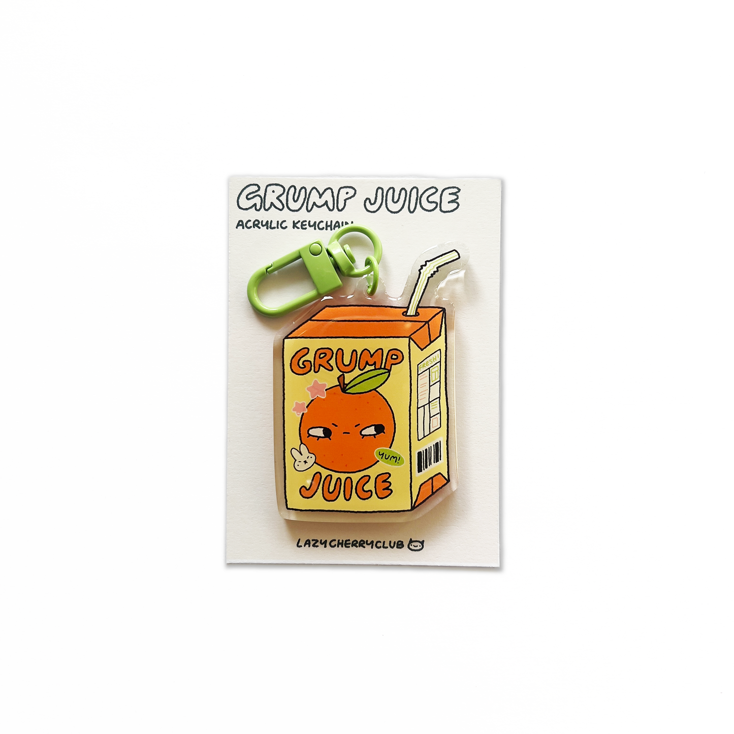 Grump Juice Keychain