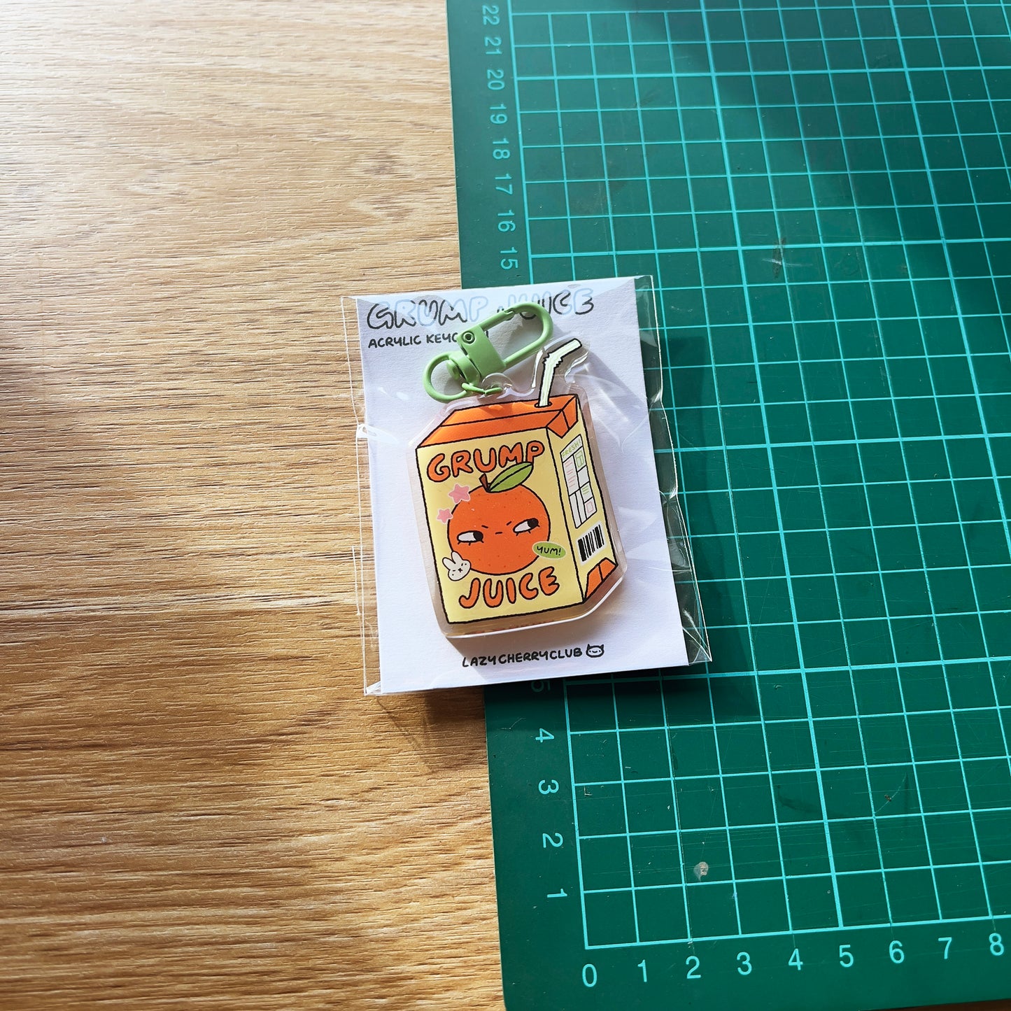 Grump Juice Keychain
