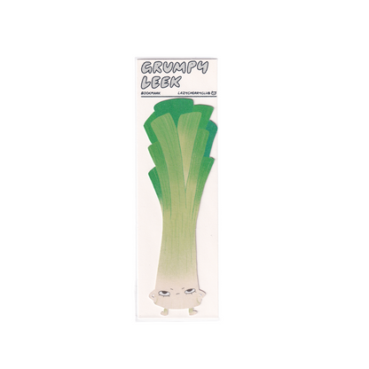 Grumpy Leek Bookmark