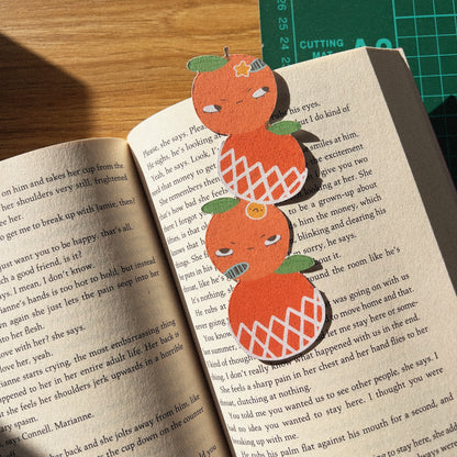Grumpy Oranges Bookmark