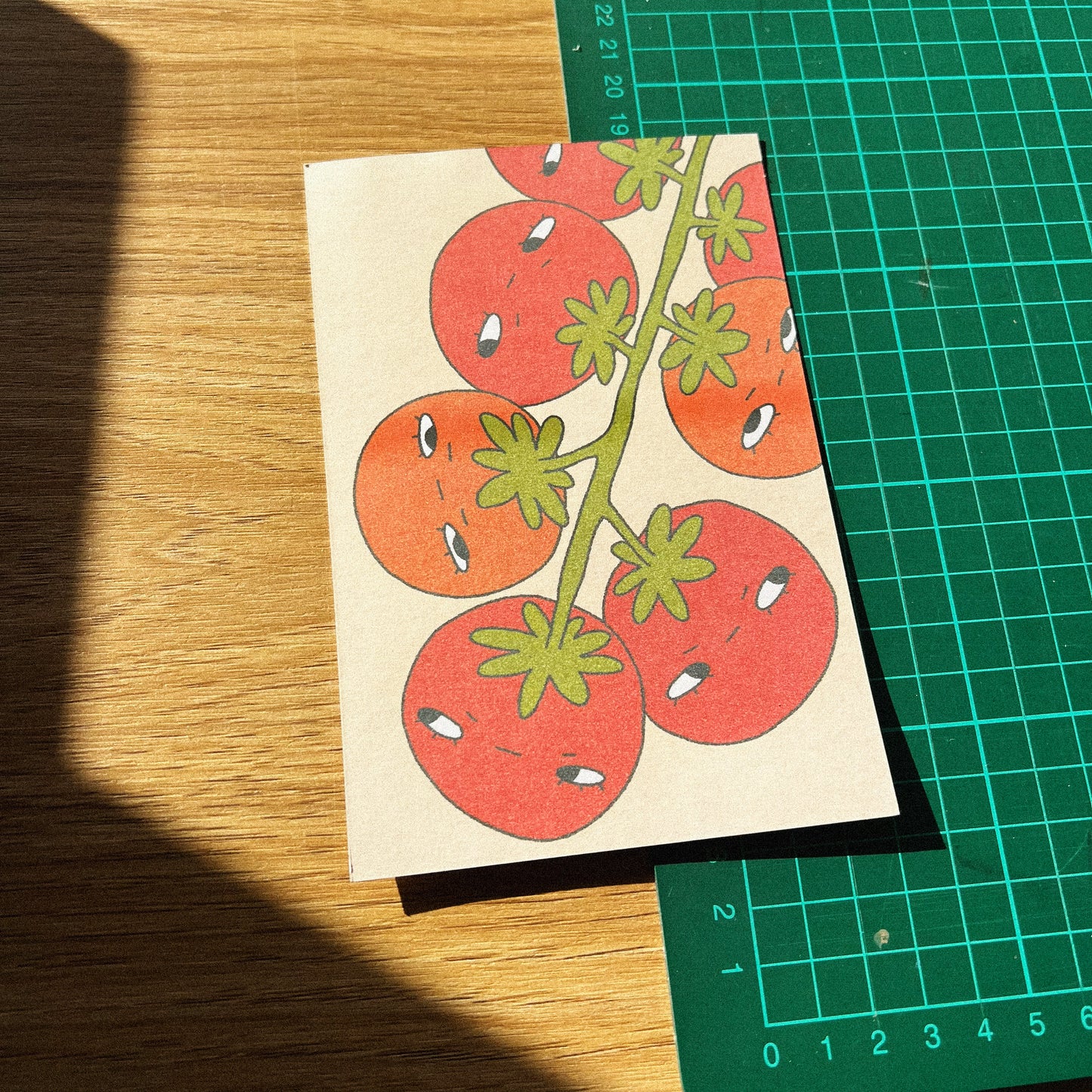 Grumpy Tomatoes Postcard