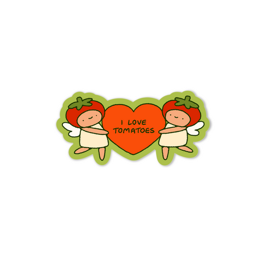 I Love Tomatoes Sticker