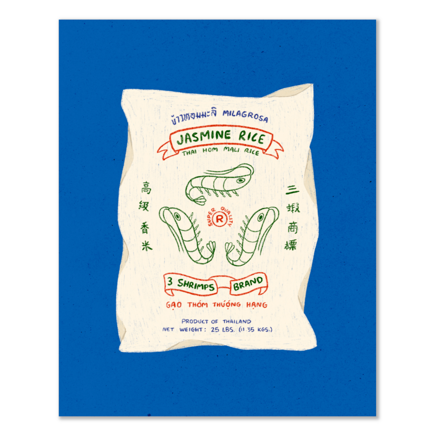 Jasmine Rice 8x10" Print