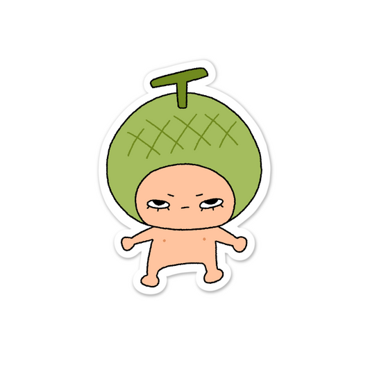 Melon Boy Sticker