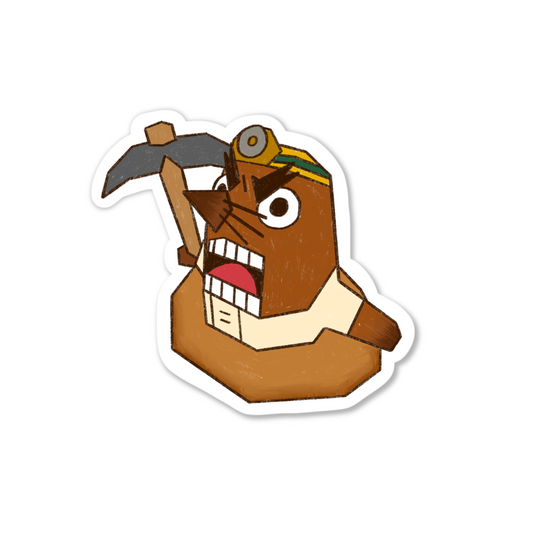 Mr Resetti Sticker