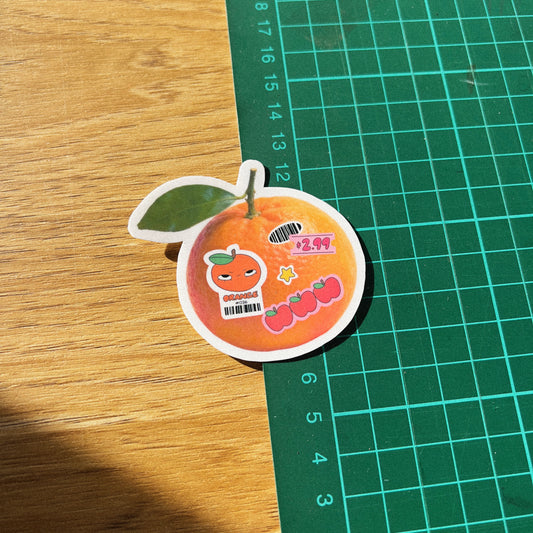 Orange Sticker