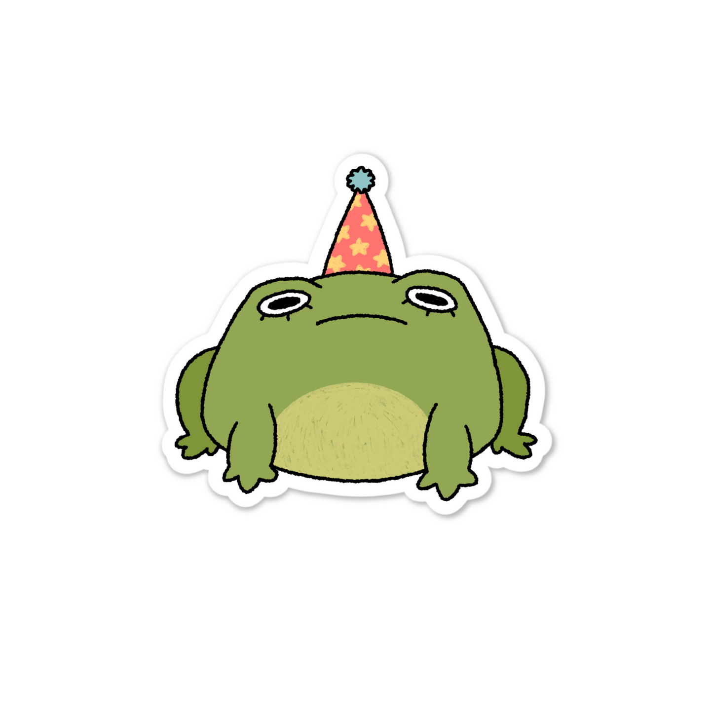 Party Frog Sticker
