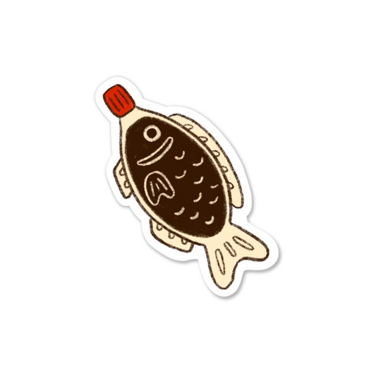 Soy Sauce Fish Sticker