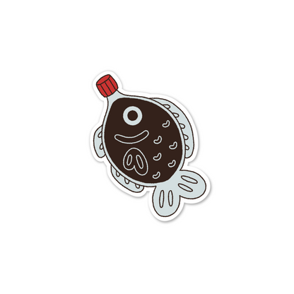 Soy Sauce Fish Sticker