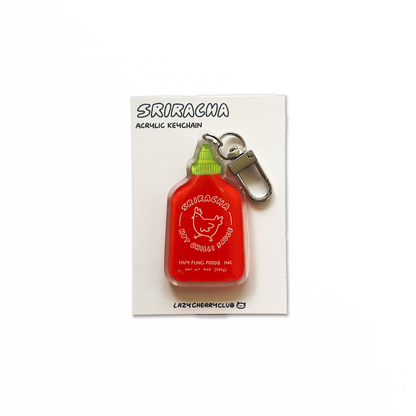 Sriracha Keychain