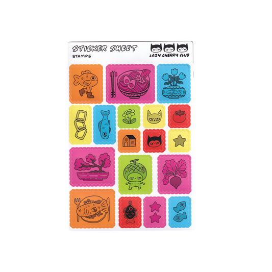 Stamps Sticker Sheet