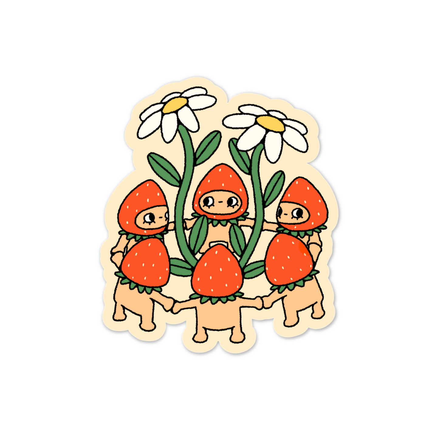 Strawberry Cult Sticker