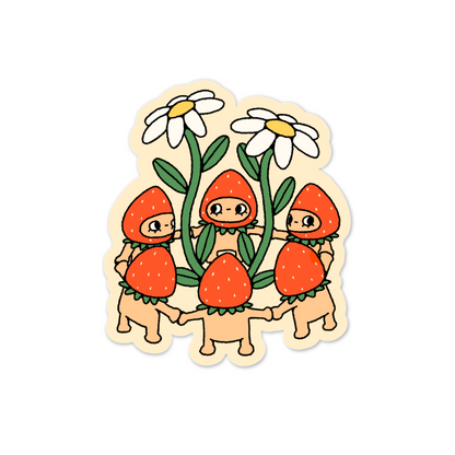 Strawberry Cult Sticker