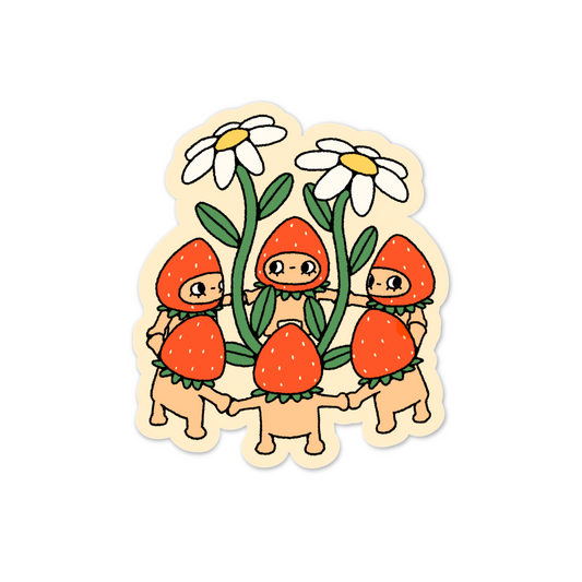 Strawberry Cult Sticker