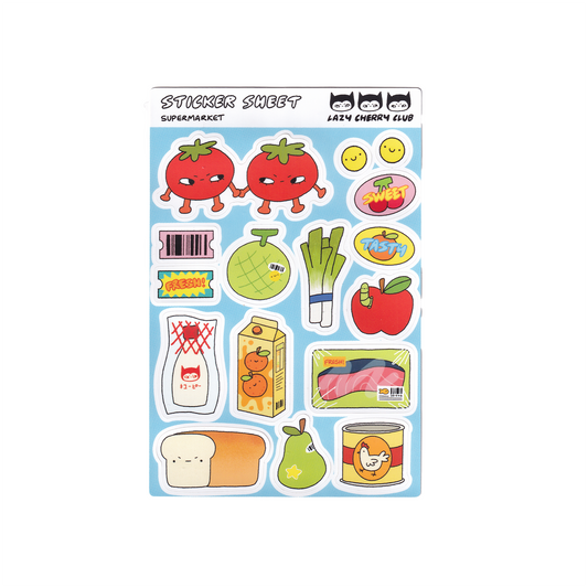 Supermarket Sticker Sheet