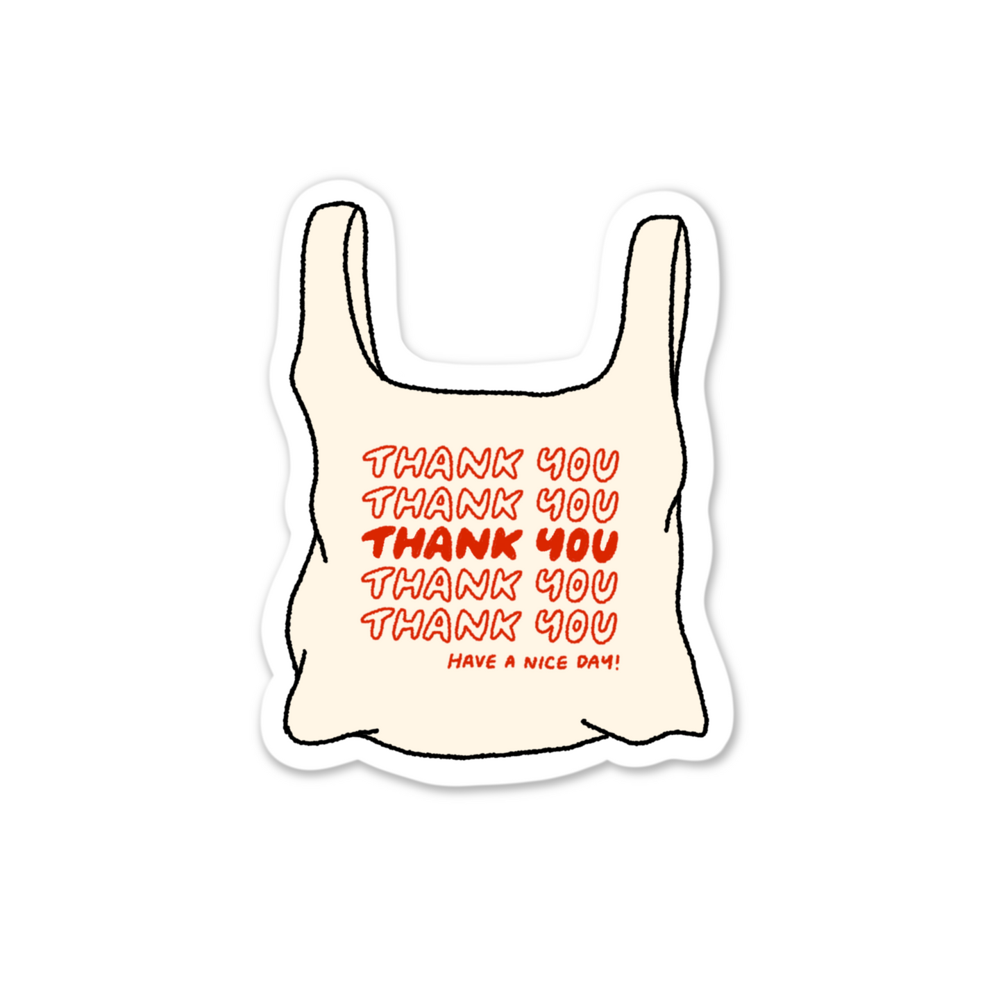 Thank You Sticker