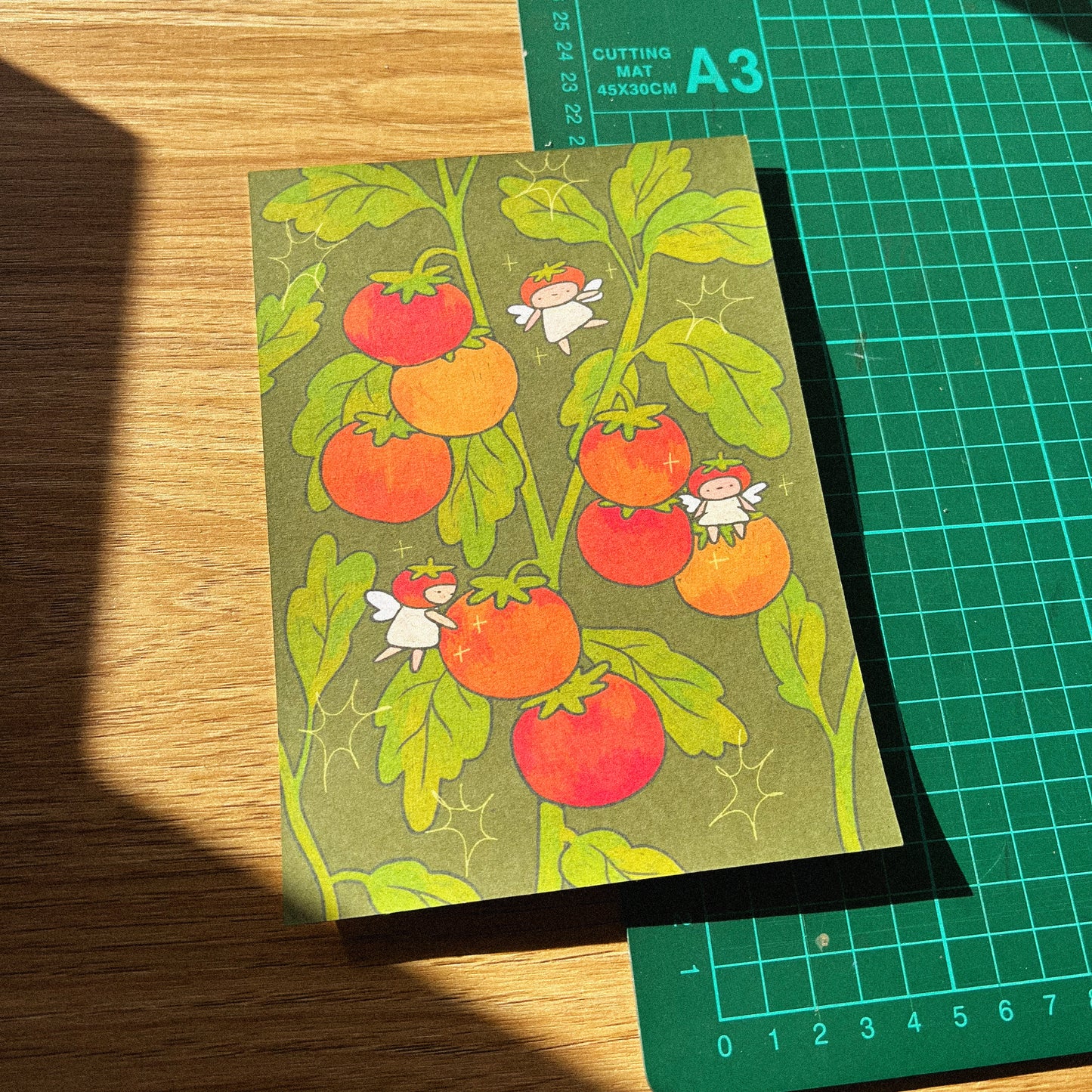 Tomato Fairies 5x7" Print