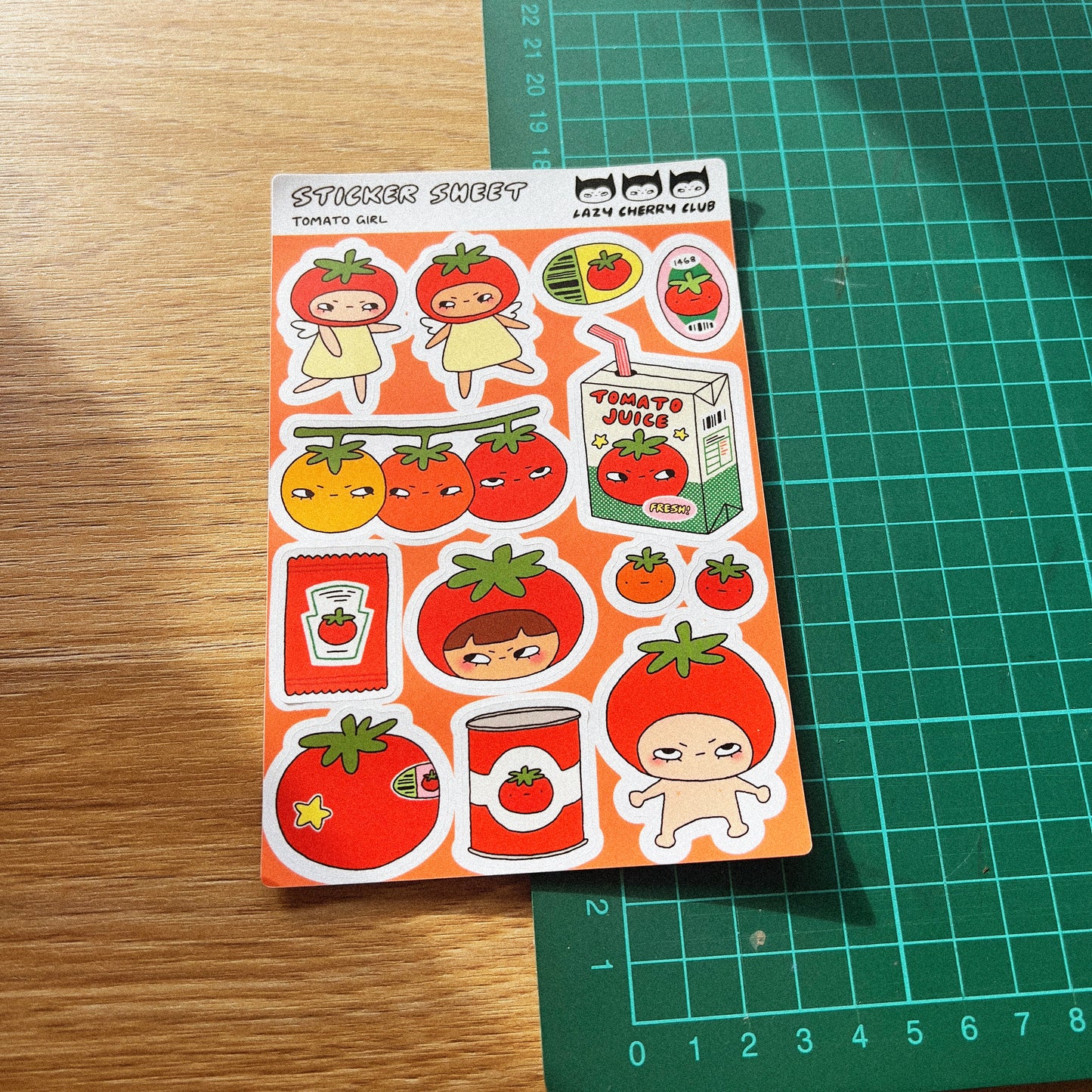 Tomato Girl Sticker Sheet